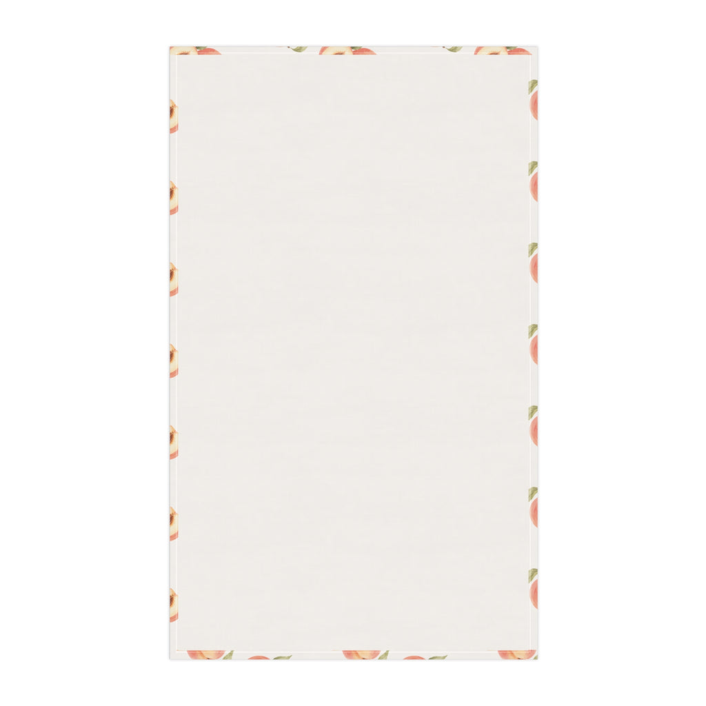Peach Pattern Cotton Tea Towel