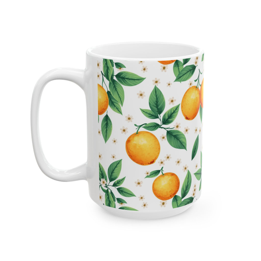 Citrus Blossom Ceramic Mug