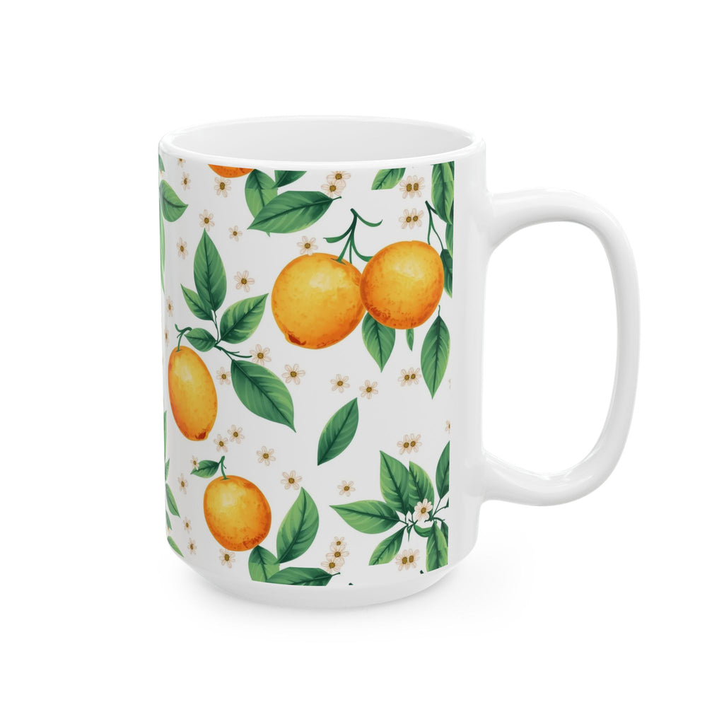 Citrus Blossom Ceramic Mug