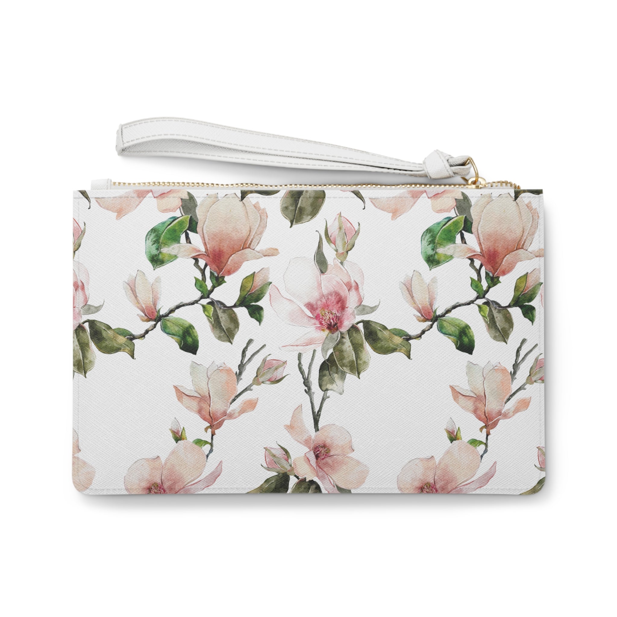 Pink Watercolor Wristlet Purse