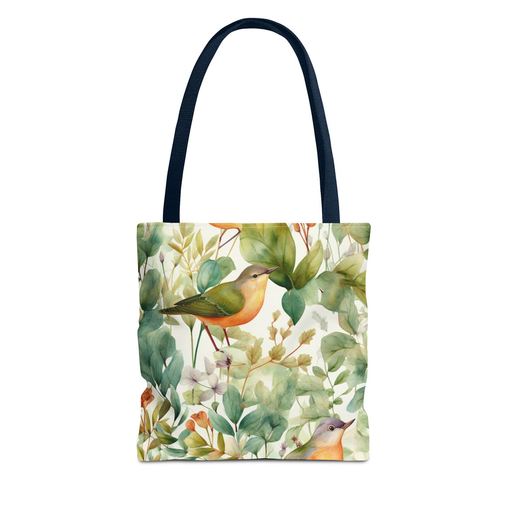 Watercolor Birds & Botanicals Tote Bag