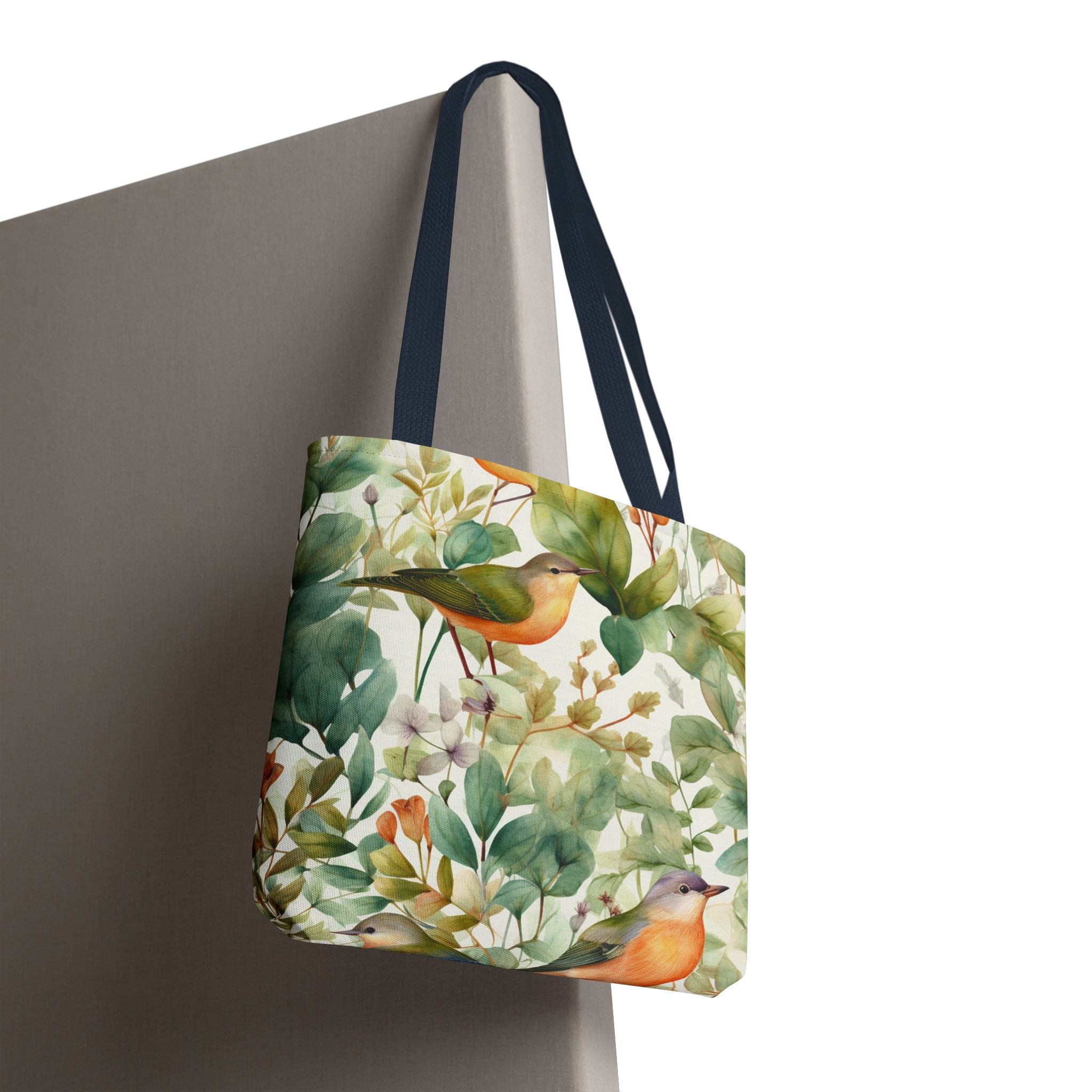 Watercolor Birds & Botanicals Tote Bag