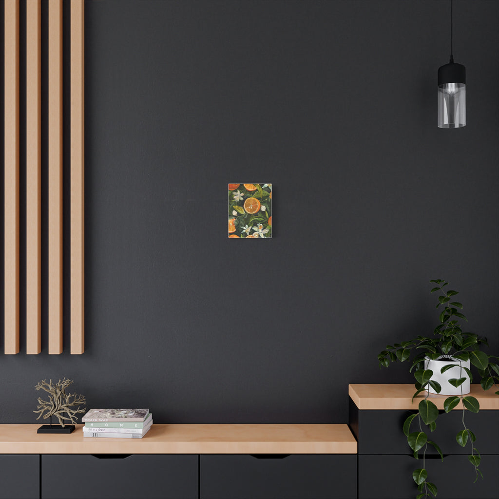Orange Blossom Canvas Wall Art