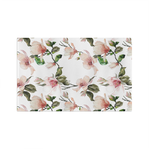 Blush Magnolia Microfiber Tea Towel