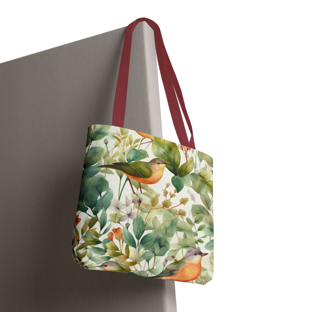 Watercolor Birds & Botanicals Tote Bag