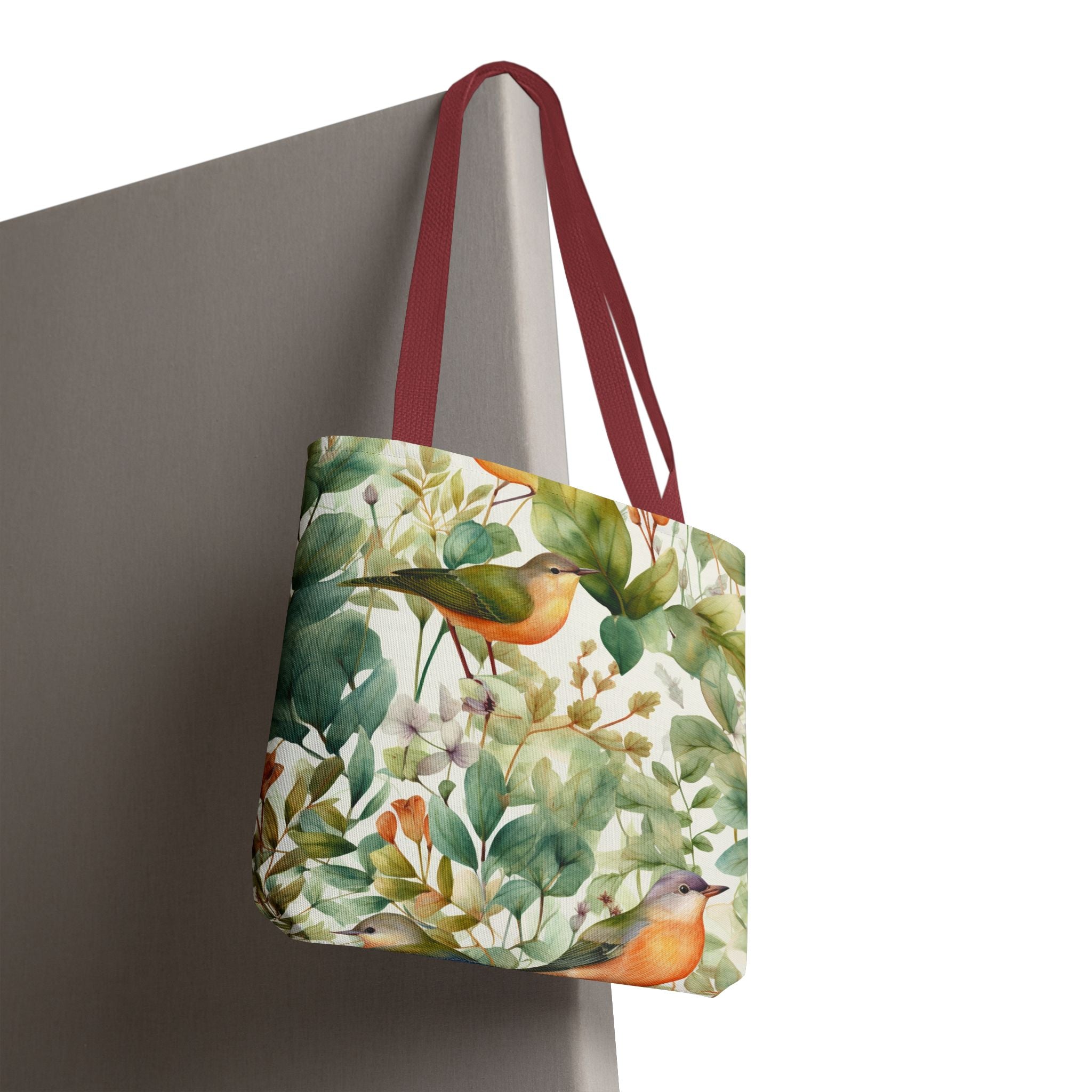 Watercolor Birds & Botanicals Tote Bag