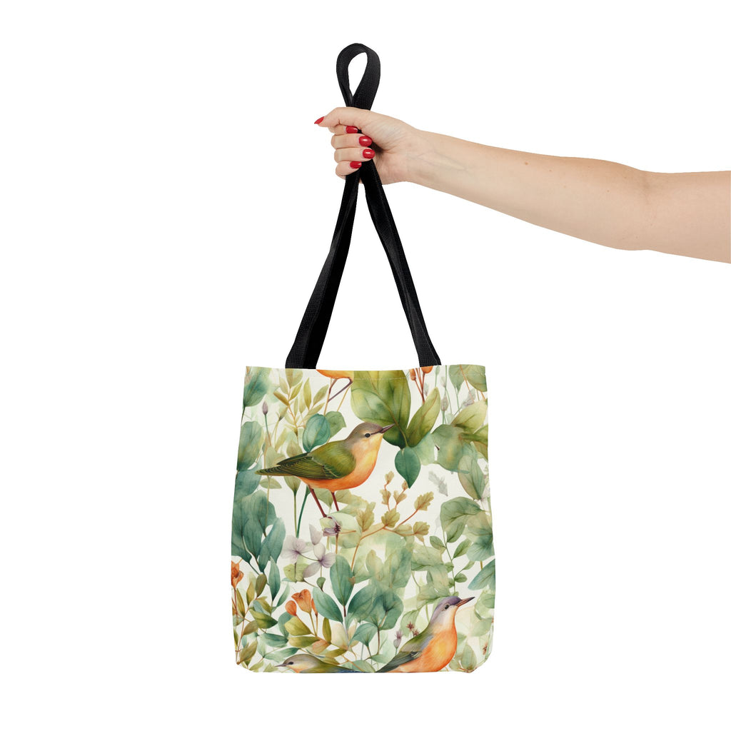 Watercolor Birds & Botanicals Tote Bag