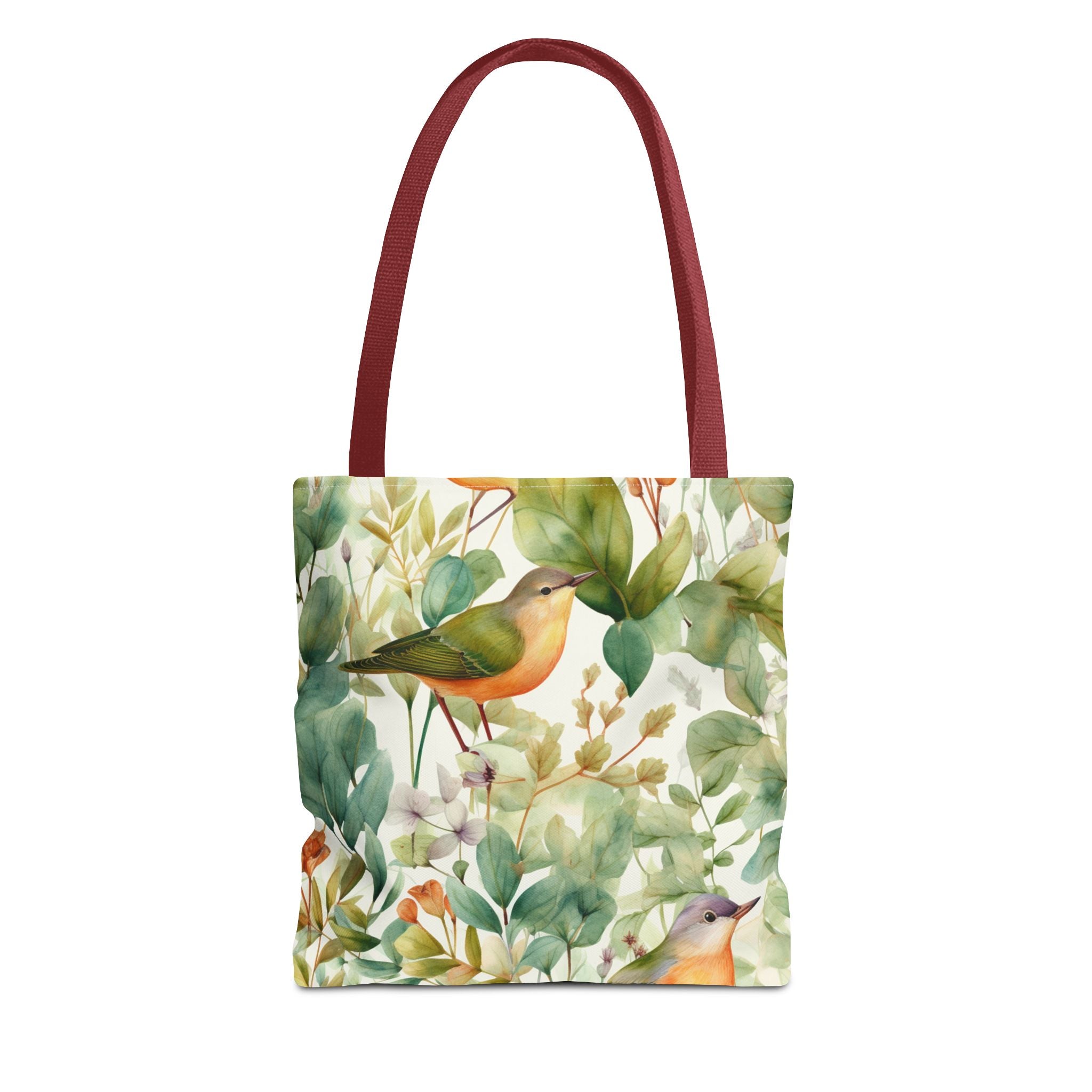 Watercolor Birds & Botanicals Tote Bag