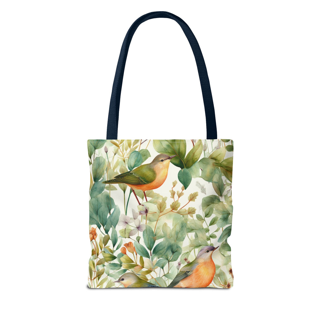 Watercolor Birds & Botanicals Tote Bag