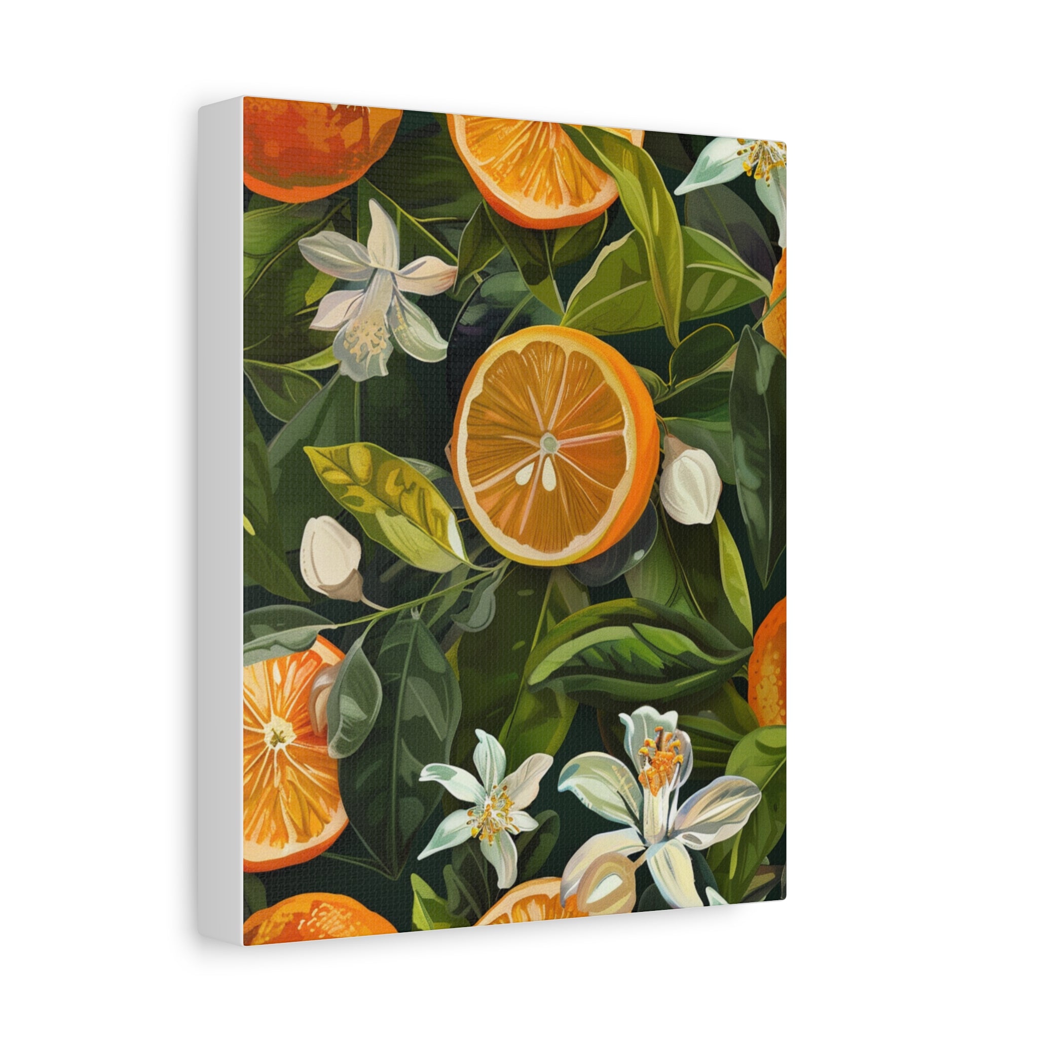 Orange Blossom Canvas Wall Art