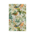 Watercolor Birds & Greenery Microfiber Tea Towel