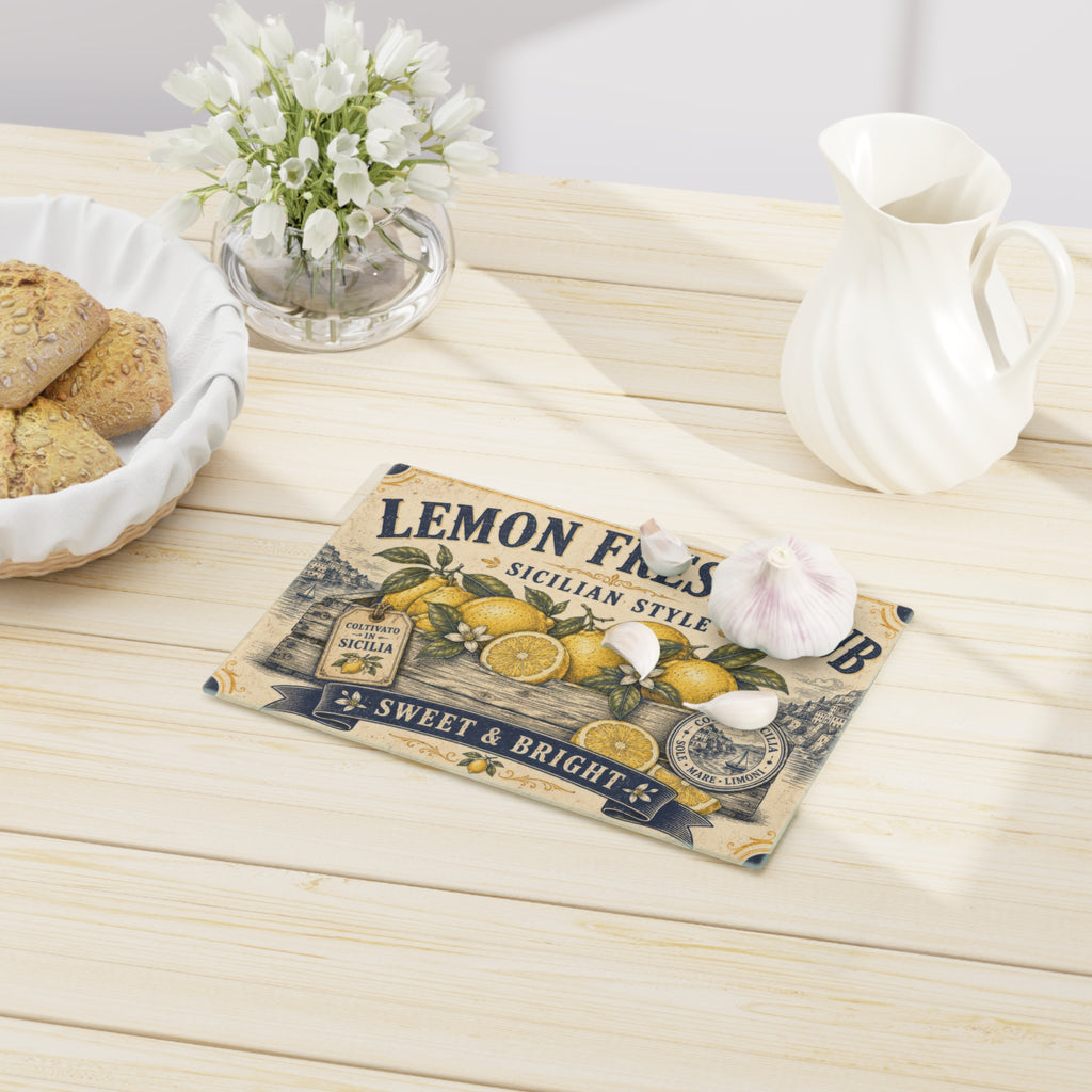 Lemon Fresh Club Sicilian Style Cutting Board