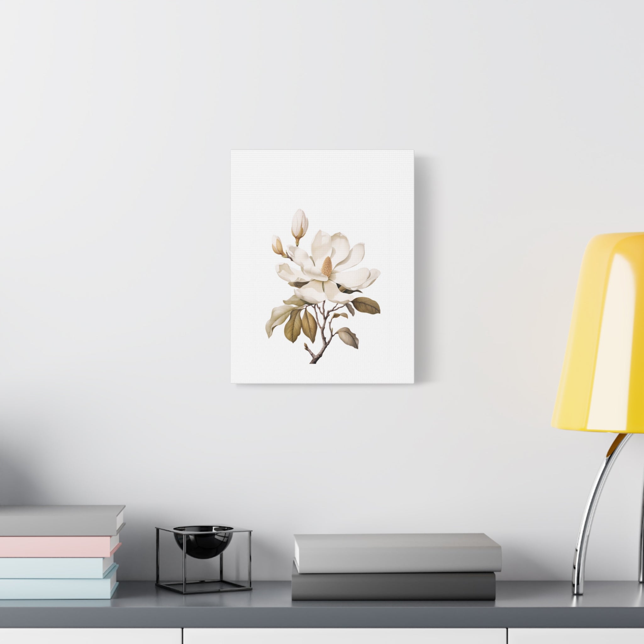 Magnolia Botanical Canvas Print