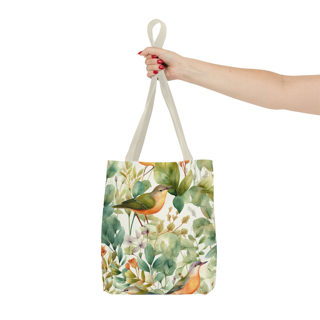 Watercolor Birds & Botanicals Tote Bag