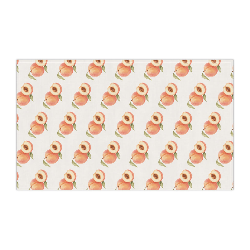 Peach Pattern Cotton Tea Towel